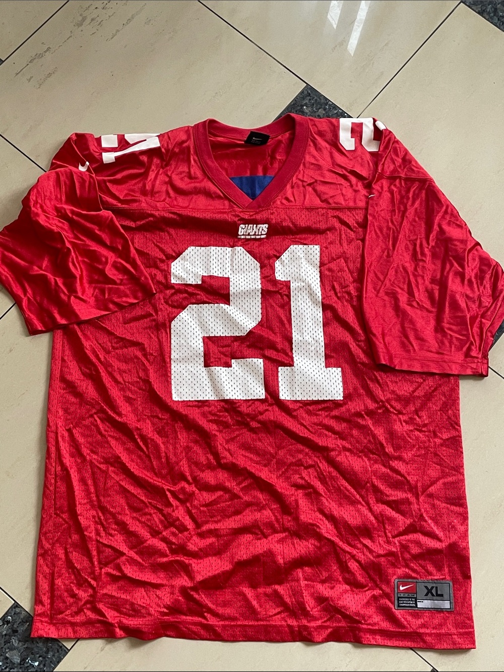 Nike Red Jersey with White #21